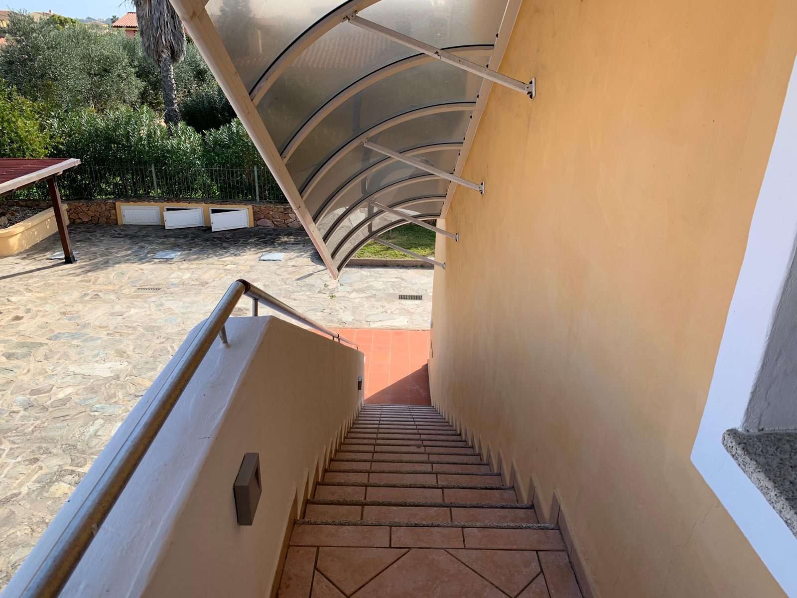 External staircase leading to Terrazza sul Mare — vacation rental in San Teodoro, Sardinia